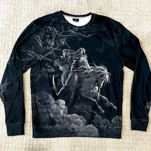 Aloha From Deer Gustave Dore Large Men’s Sweater